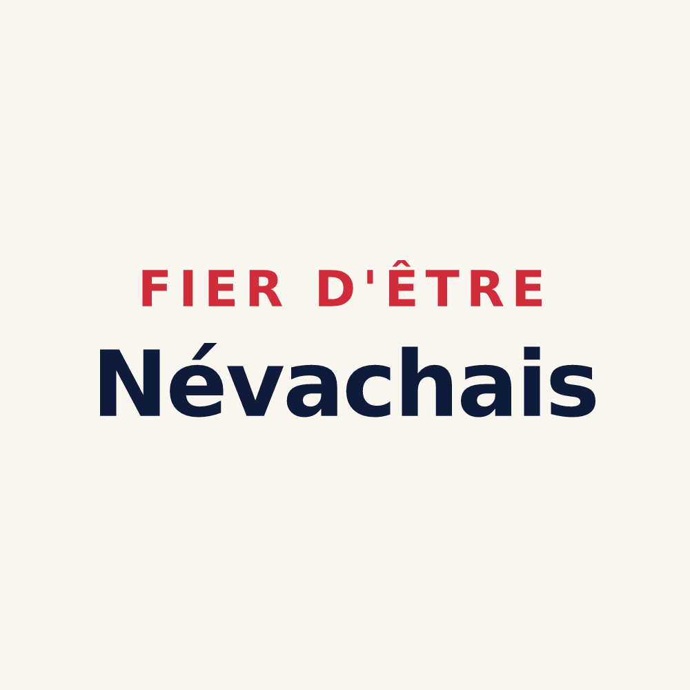Tasse « Fier d'être Névachais » — design pour Névache