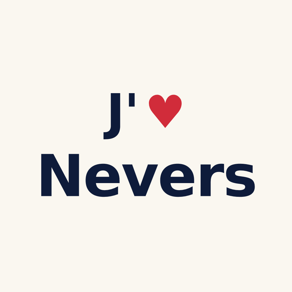Tasse personnalisée Nevers — design J'aime Nevers
