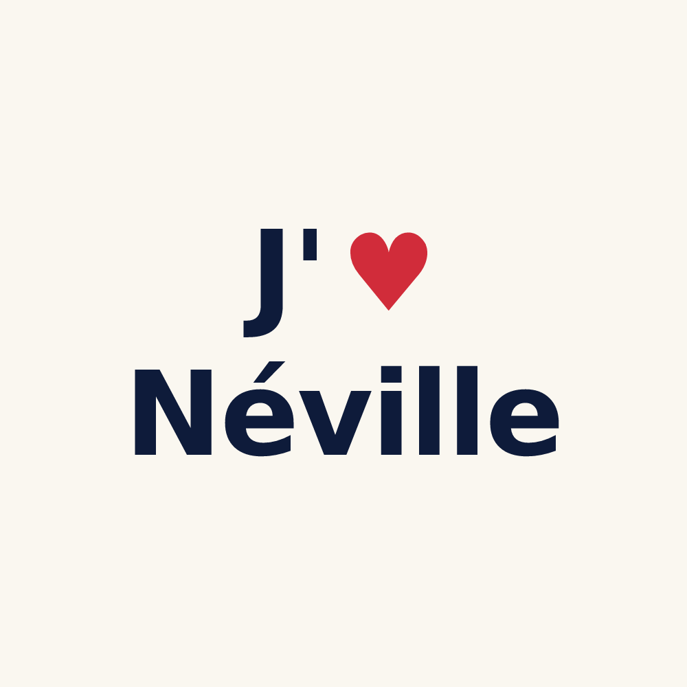 Tasse personnalisée Néville — design J'aime Néville