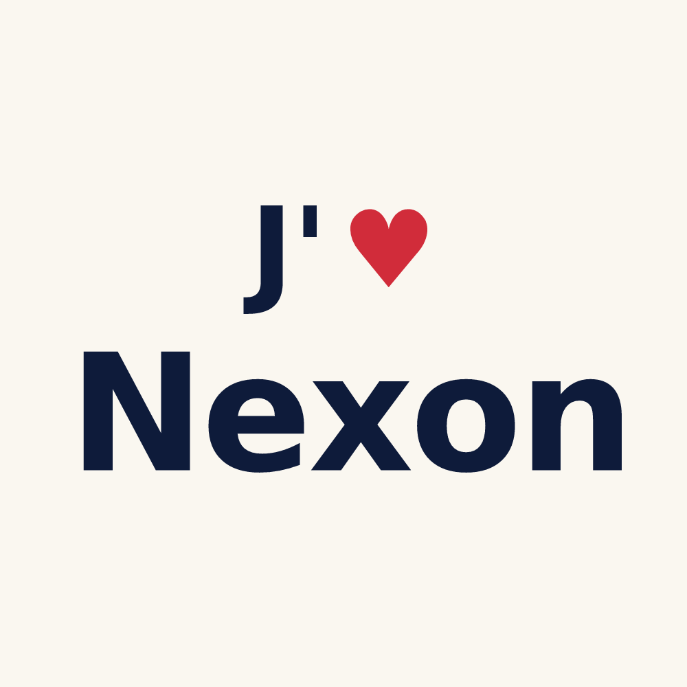 Tasse personnalisée Nexon — design J'aime Nexon