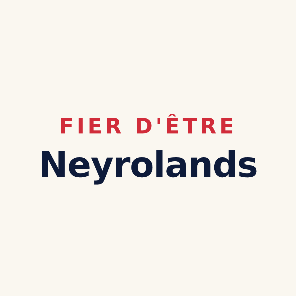 Tasse « Fier d'être Neyrolands » — design pour Neyron