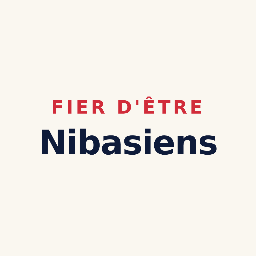 Tasse « Fier d'être Nibasiens » — design pour Nibas