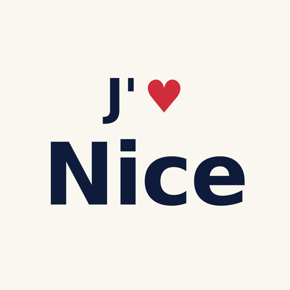Tasse personnalisée Nice — design J'aime Nice