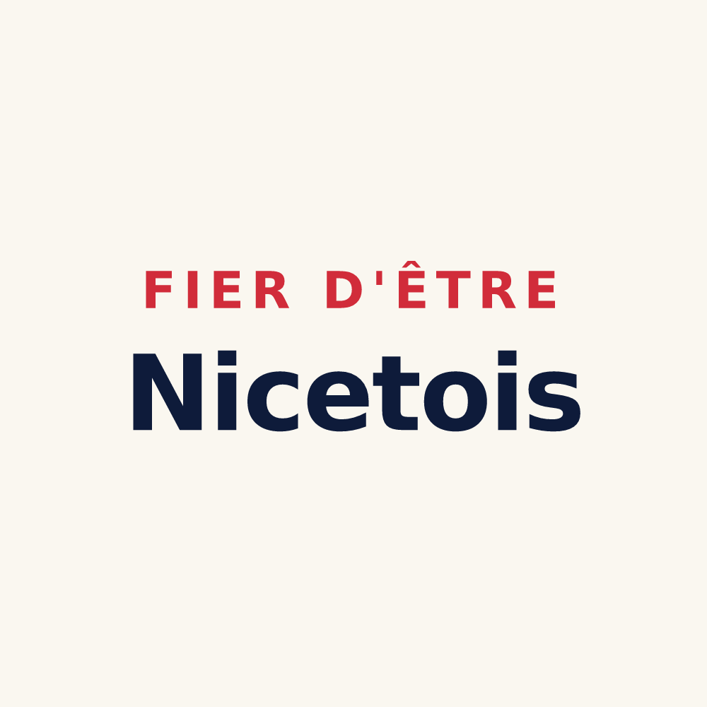 Tasse « Fier d'être Nicetois » — design pour Nicey