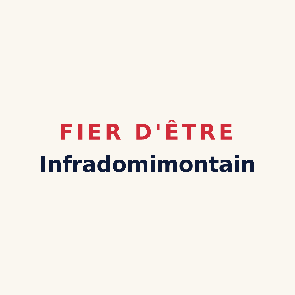 Tasse « Fier d'être Infradomimontain » — design pour Niederhausbergen
