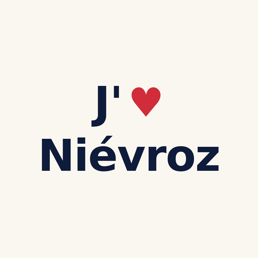 Tasse personnalisée Niévroz — design J'aime Niévroz