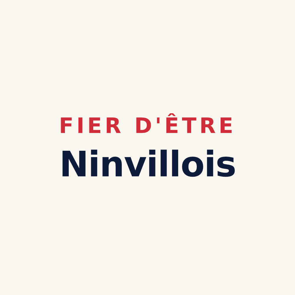 Tasse « Fier d'être Ninvillois » — design pour Ninville