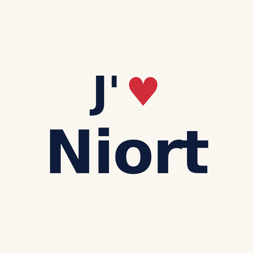 Tasse personnalisée Niort — design J'aime Niort