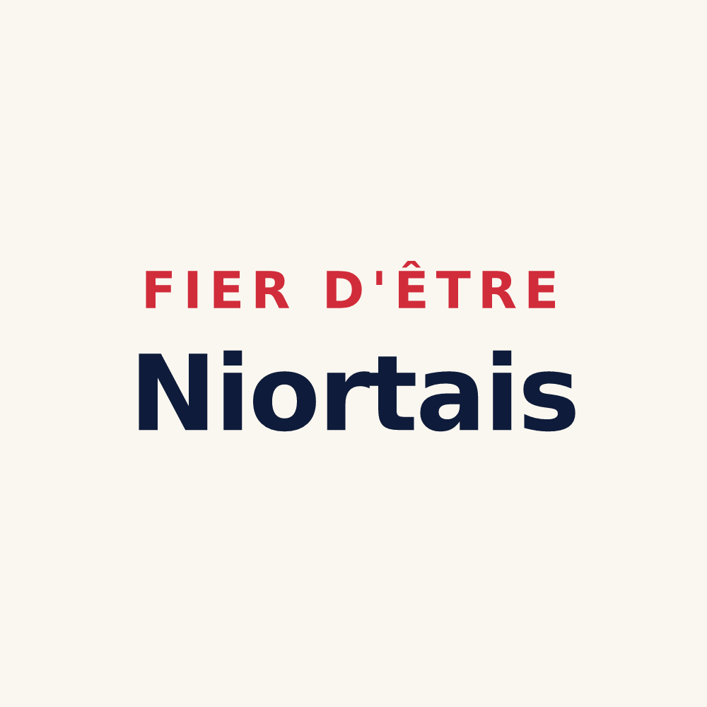Tasse « Fier d'être Niortais » — design pour Niort