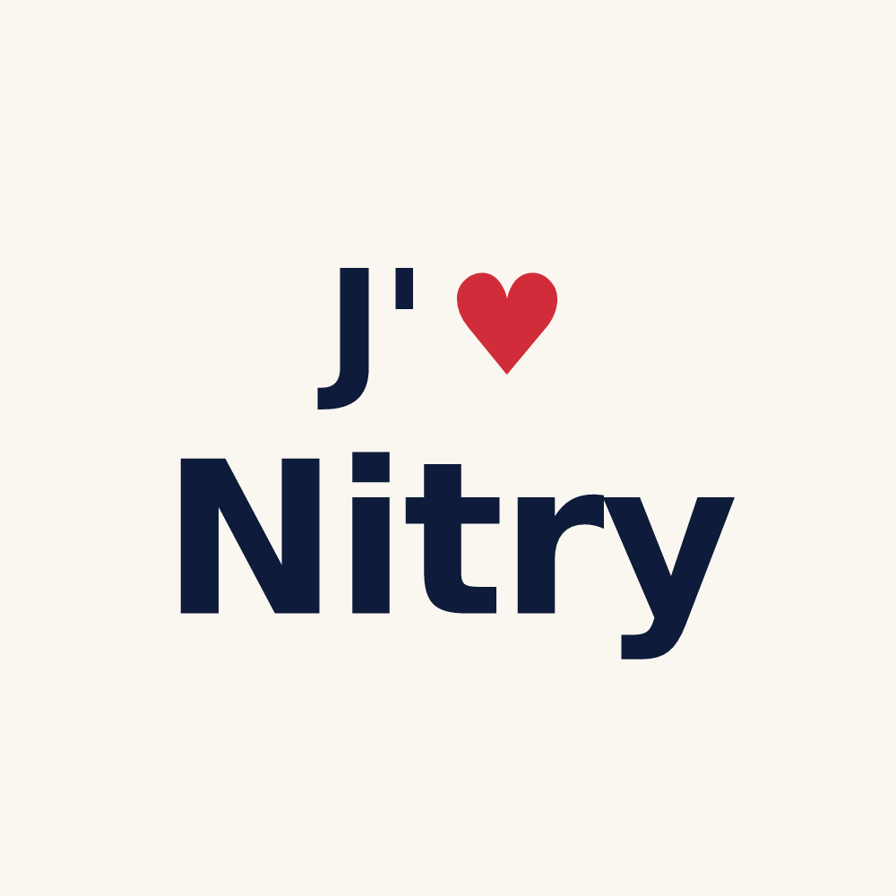 Tasse personnalisée Nitry — design J'aime Nitry