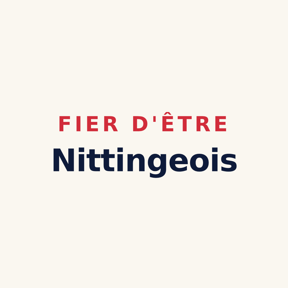 Tasse « Fier d'être Nittingeois » — design pour Nitting