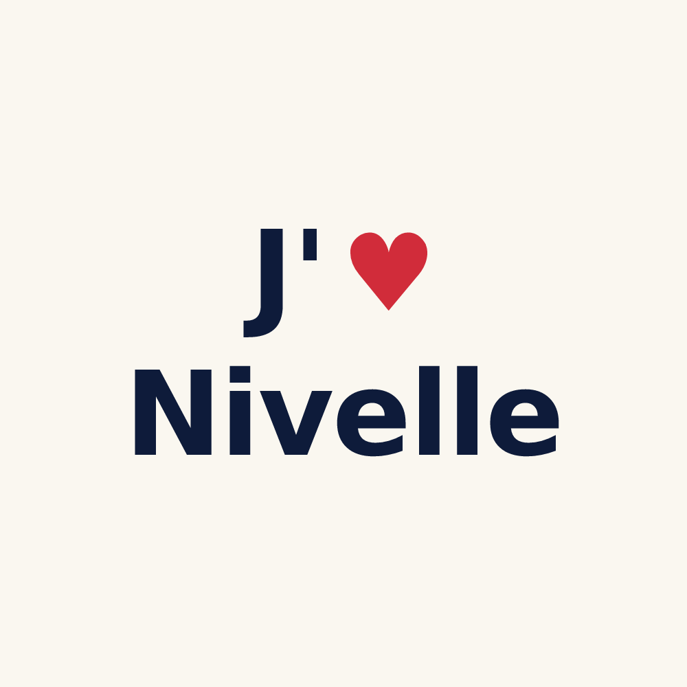 Tasse personnalisée Nivelle — design J'aime Nivelle