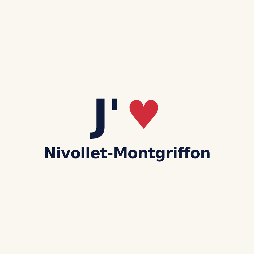 Tasse personnalisée Nivollet-Montgriffon — design J'aime Nivollet-Montgriffon