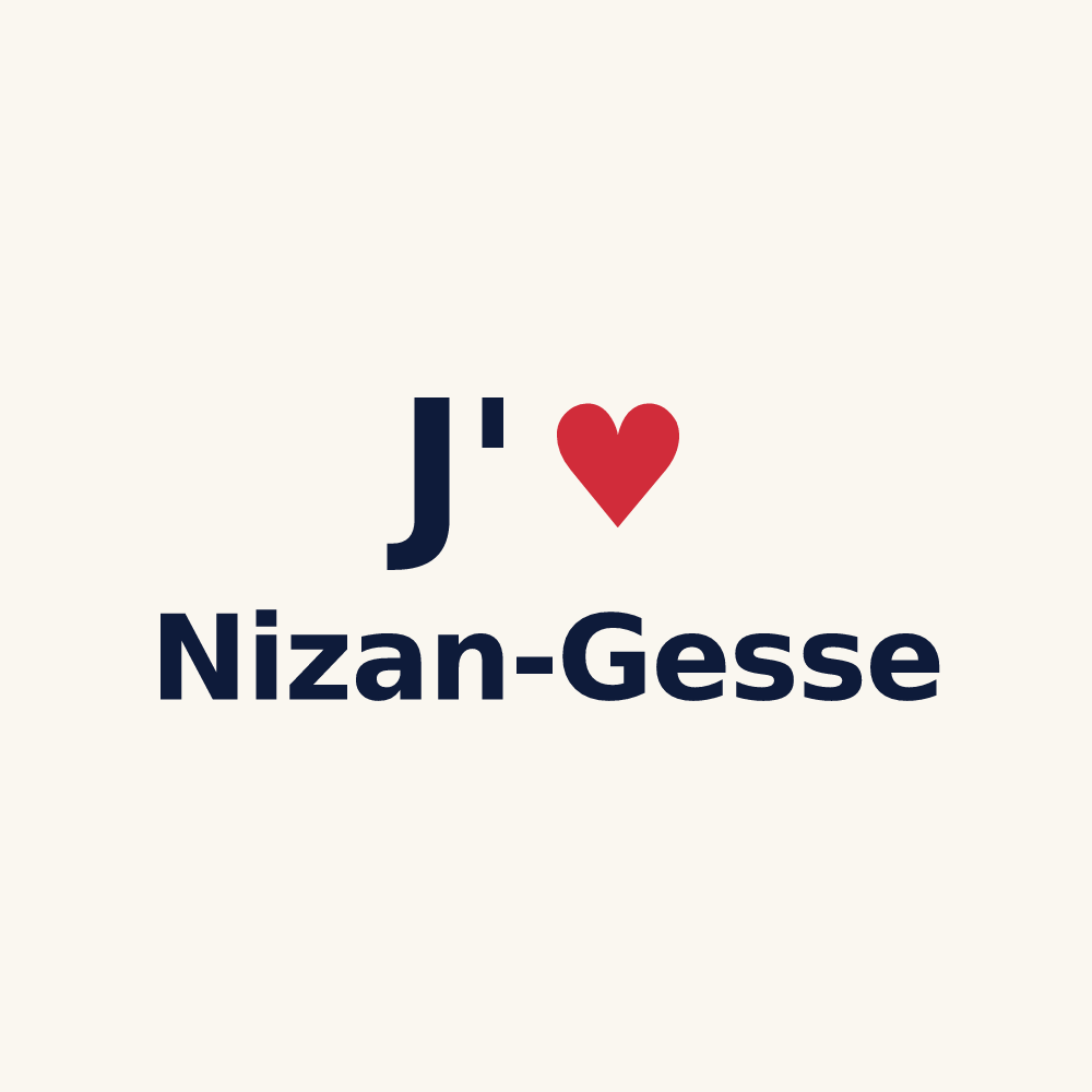 Tasse personnalisée Nizan-Gesse — design J'aime Nizan-Gesse