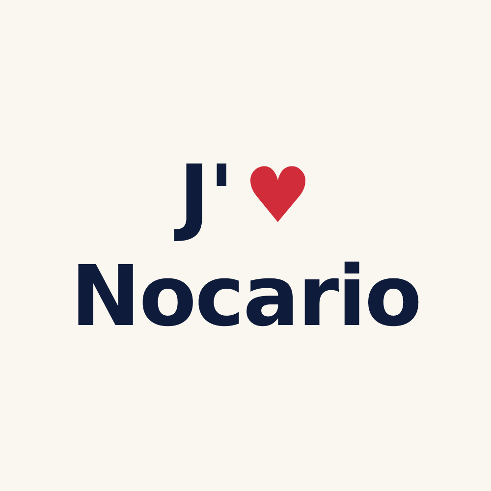 Tasse personnalisée Nocario — design J'aime Nocario