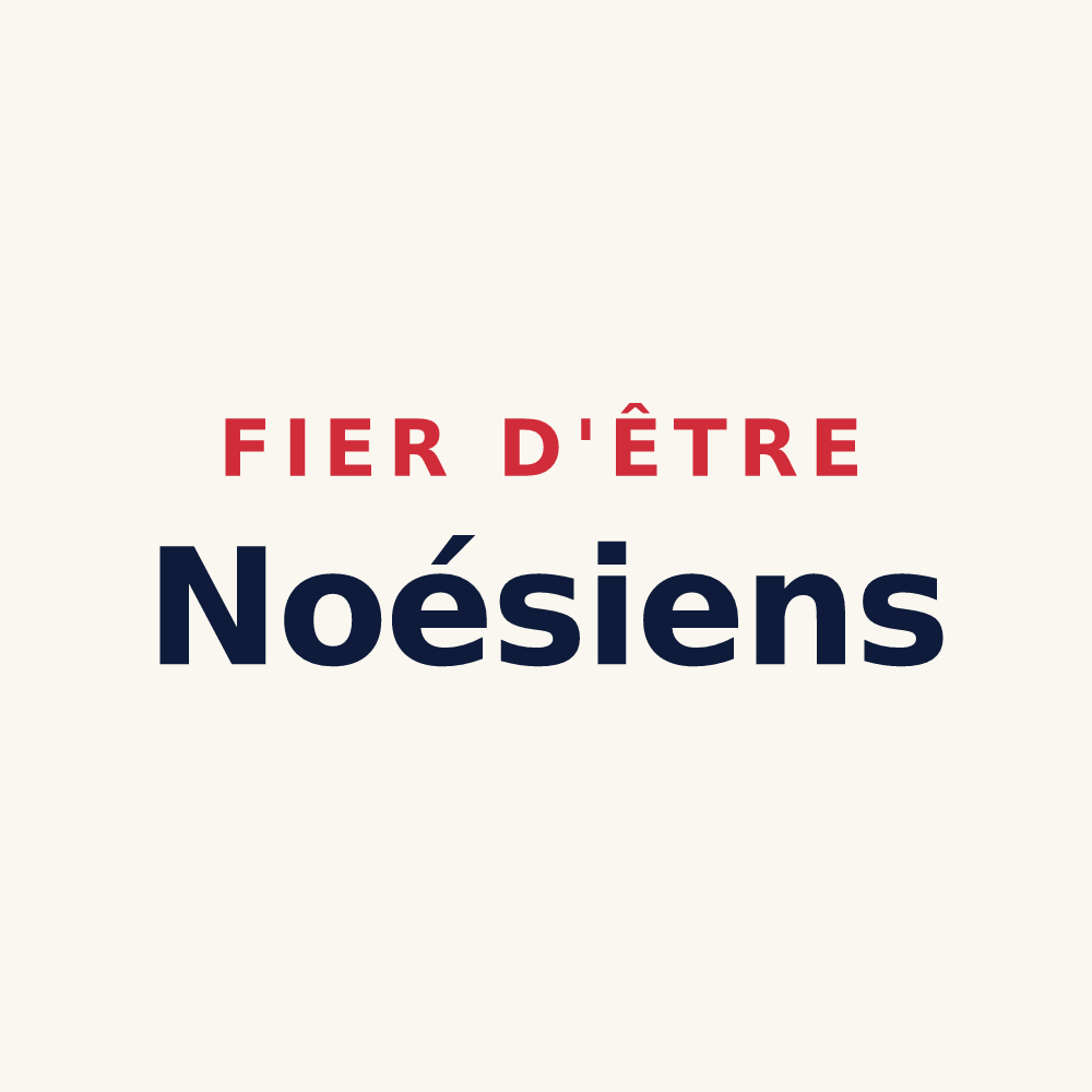 Tasse « Fier d'être Noésiens » — design pour Noé