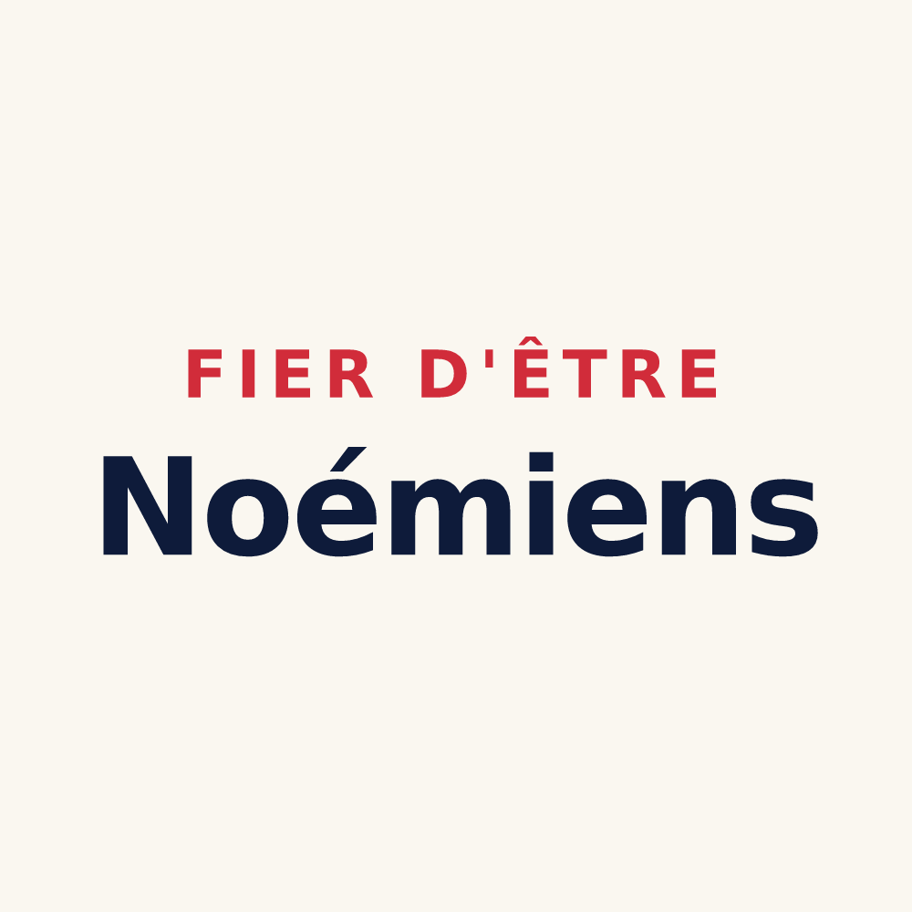 Tasse « Fier d'être Noémiens » — design pour Noé