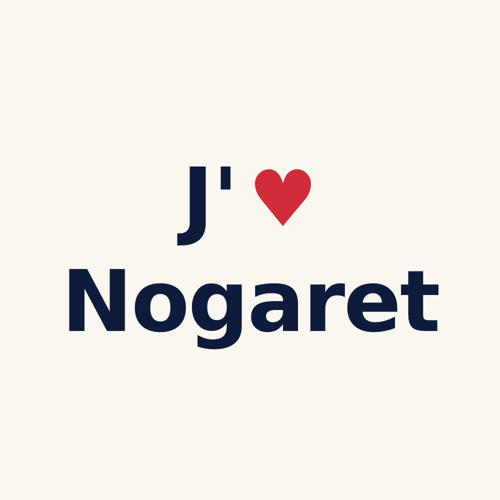 Tasse personnalisée Nogaret — design J'aime Nogaret