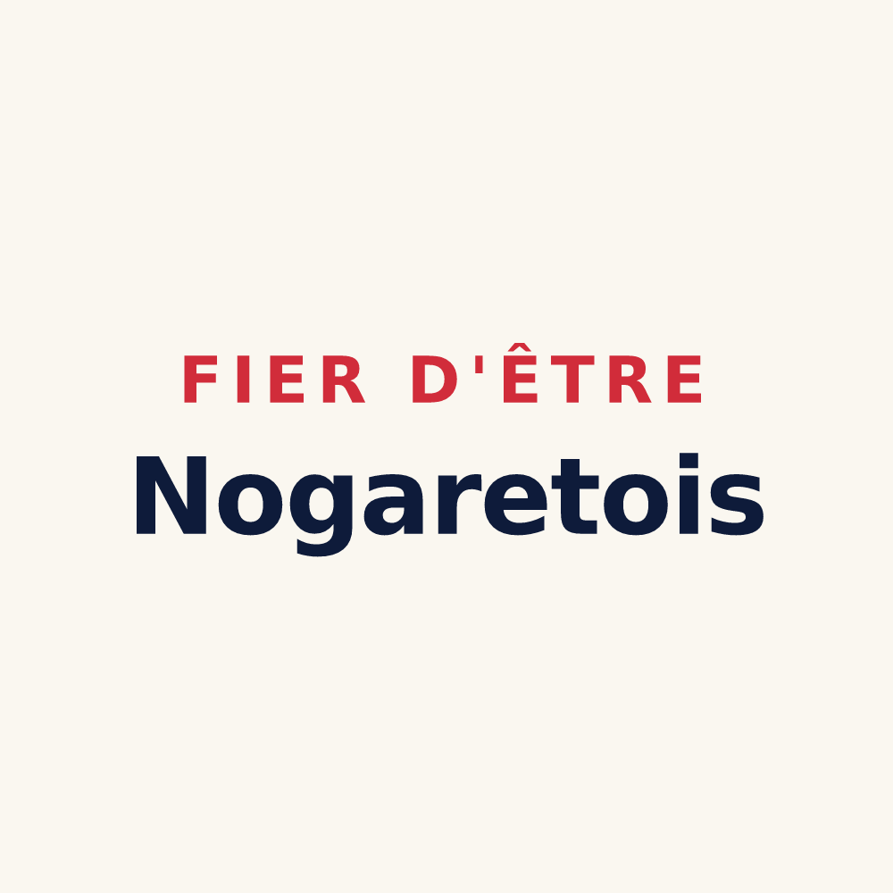 Tasse « Fier d'être Nogaretois » — design pour Nogaret