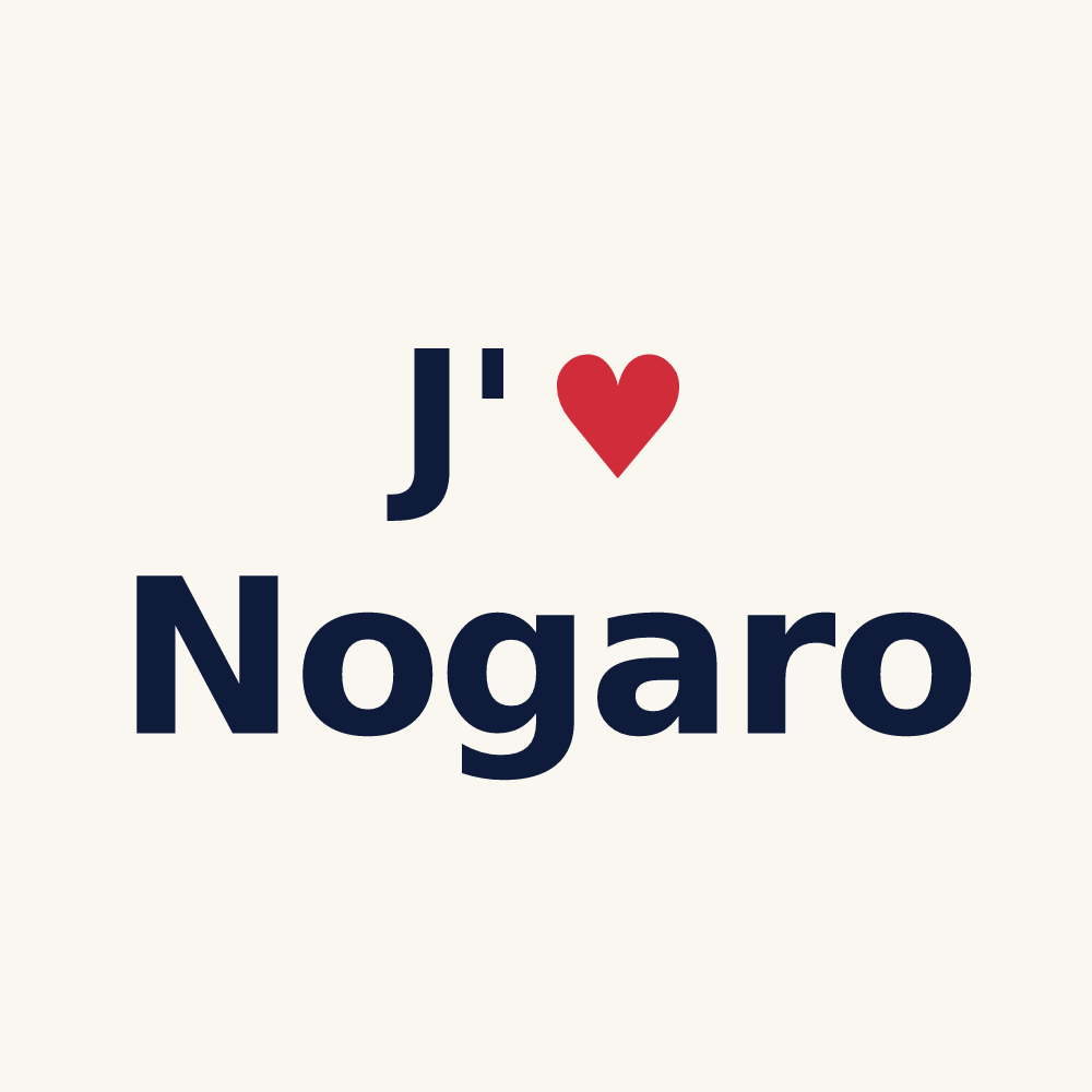 Tasse personnalisée Nogaro — design J'aime Nogaro