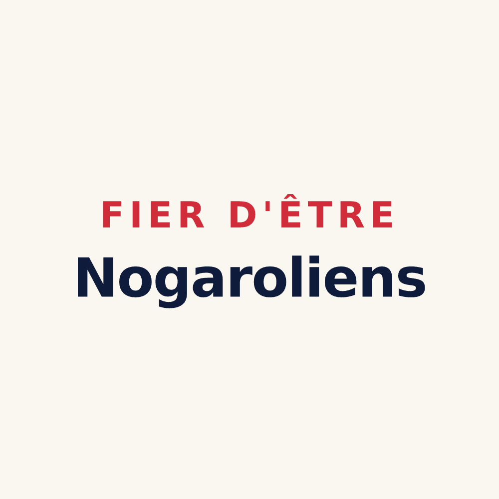 Tasse « Fier d'être Nogaroliens » — design pour Nogaro
