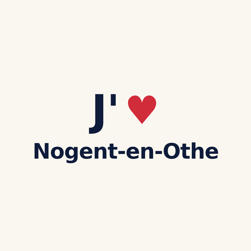 Tasse personnalisée Nogent-en-Othe — design J'aime Nogent-en-Othe