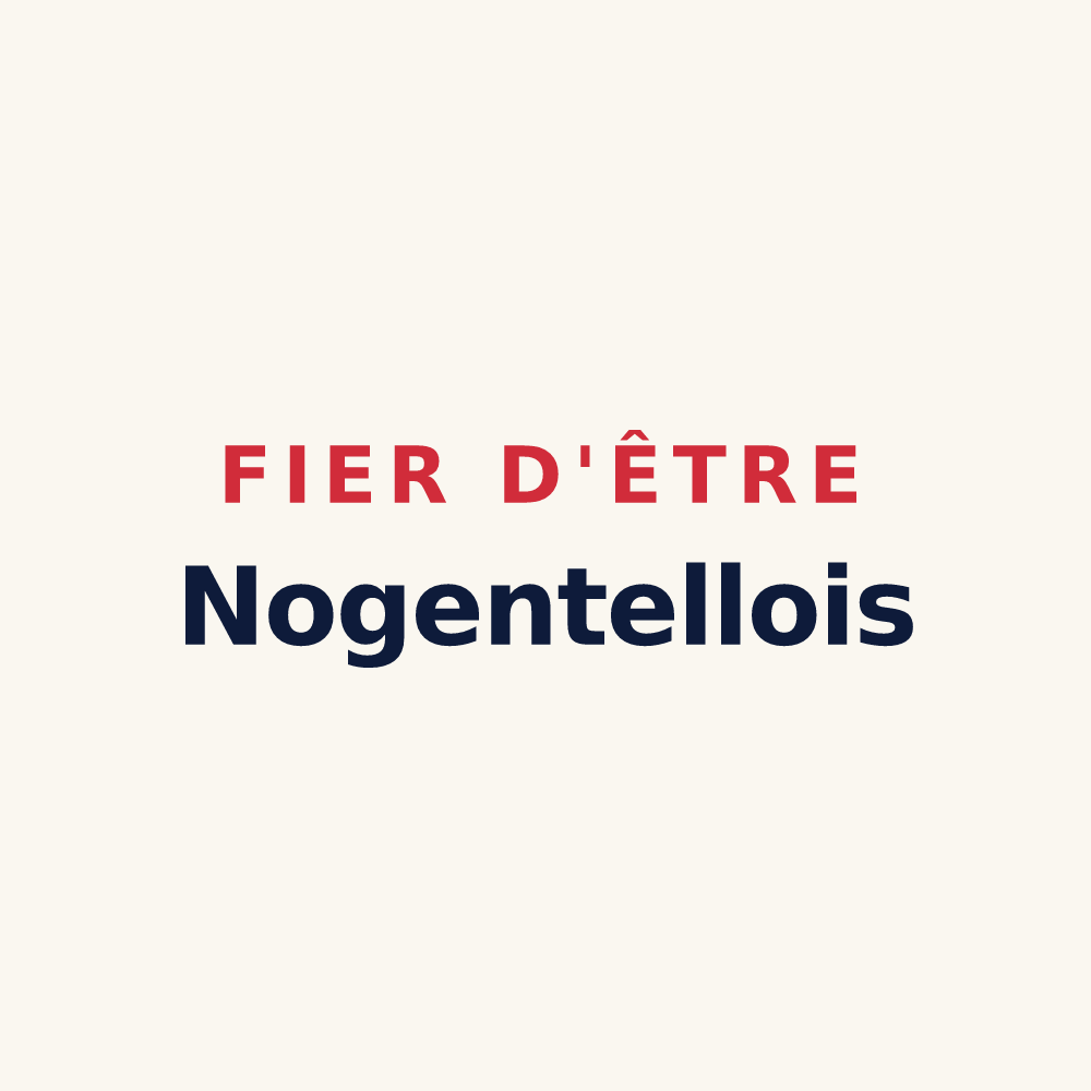 Tasse « Fier d'être Nogentellois » — design pour Nogentel