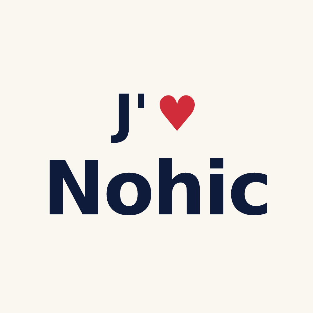 Tasse personnalisée Nohic — design J'aime Nohic