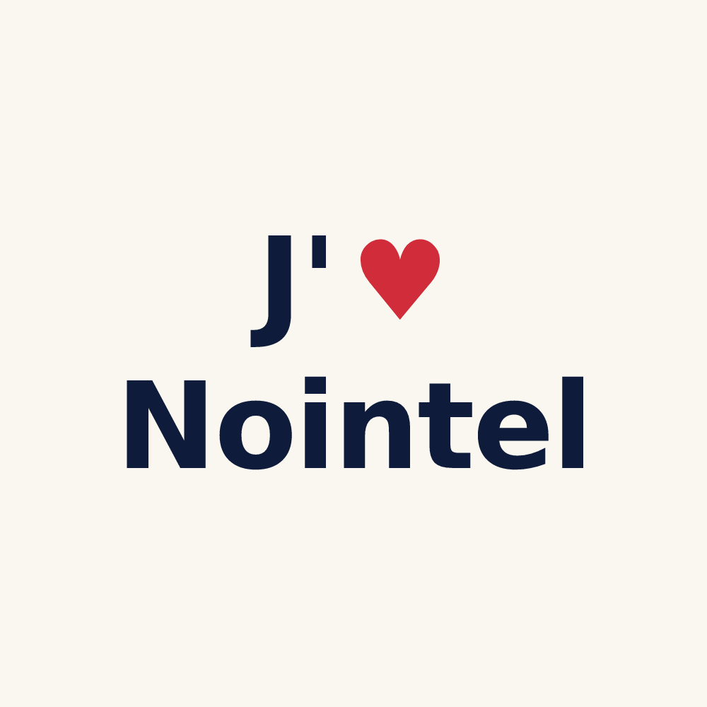 Tasse personnalisée Nointel — design J'aime Nointel