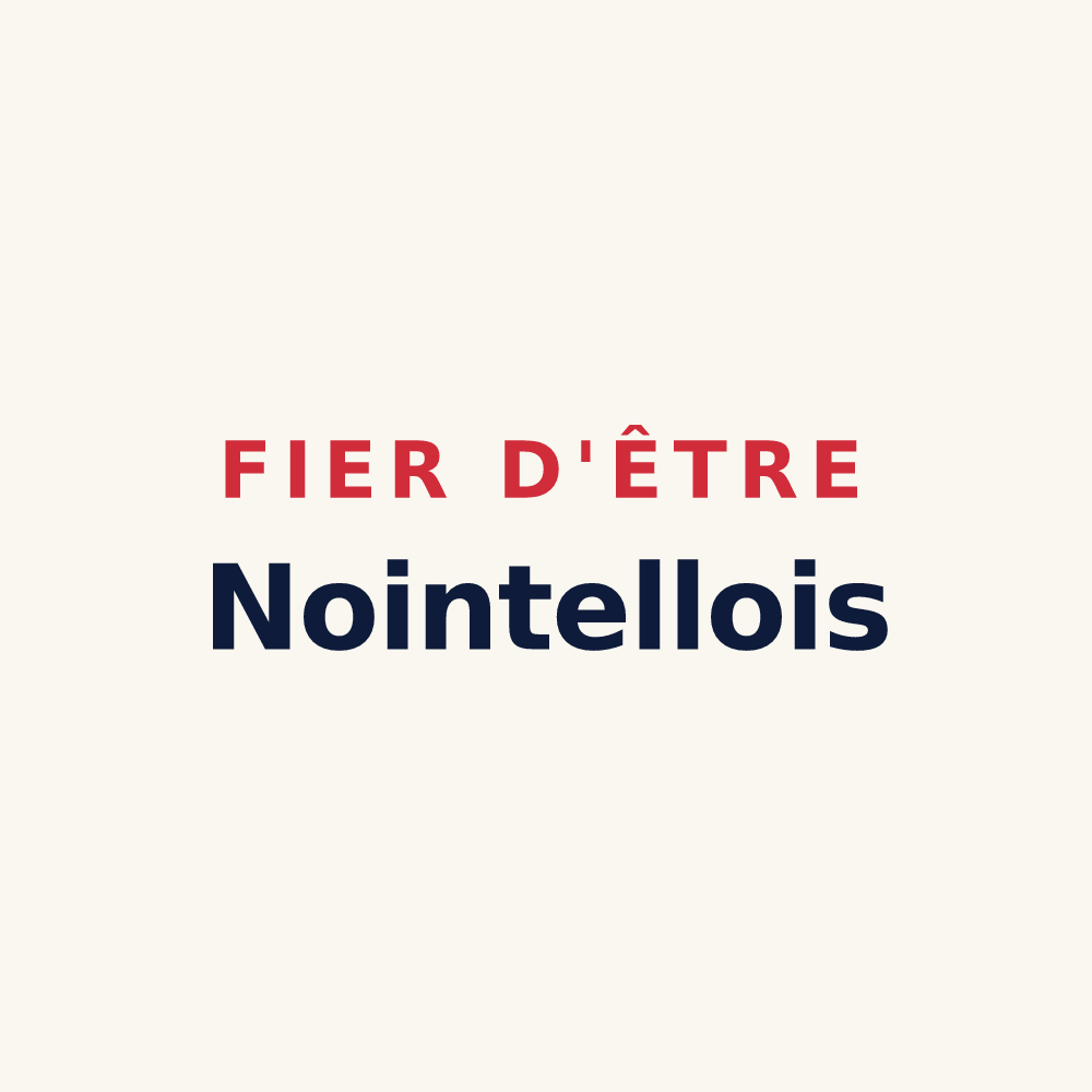 Tasse « Fier d'être Nointellois » — design pour Nointel