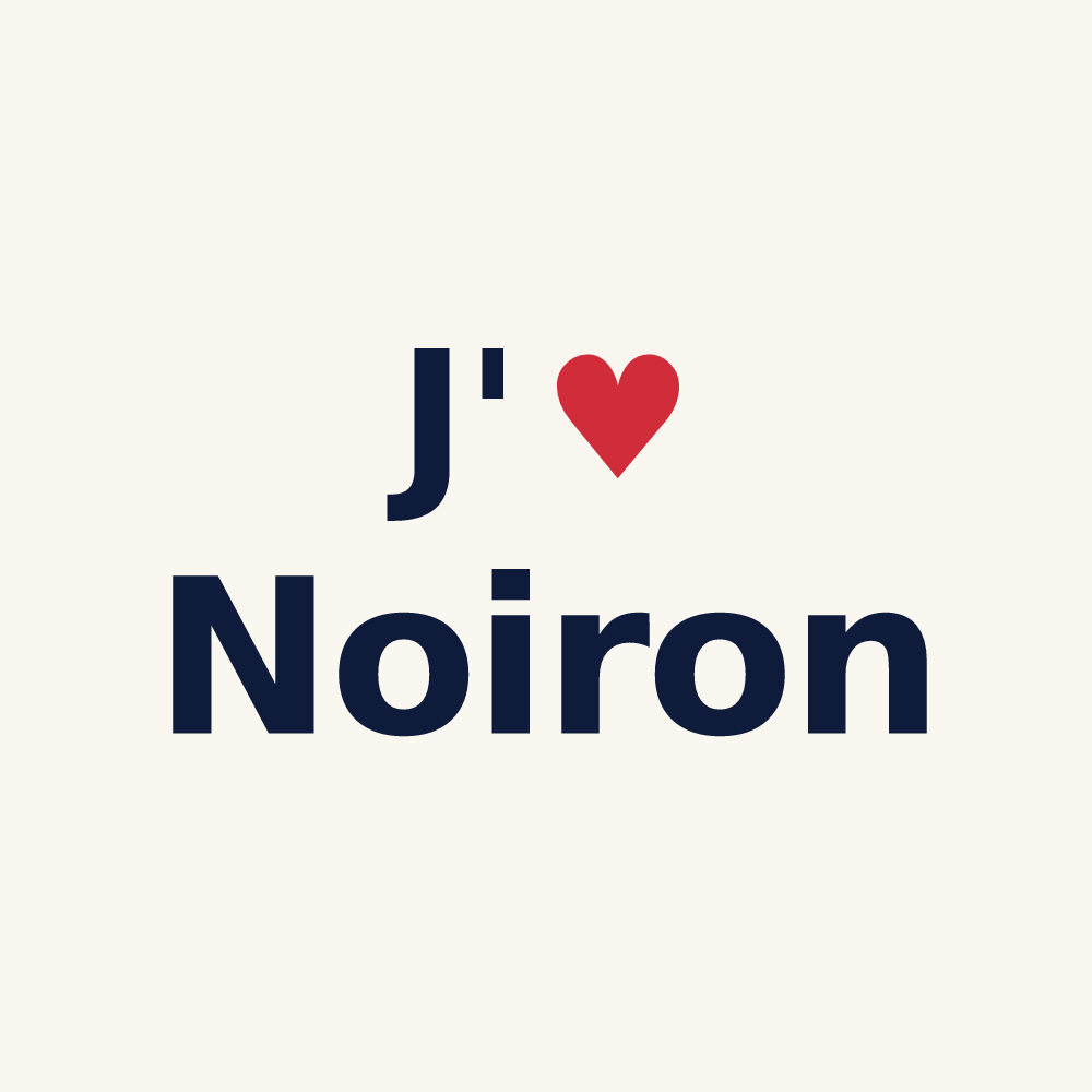 Tasse personnalisée Noiron — design « J'aime Noiron » imprimé sur la tasse