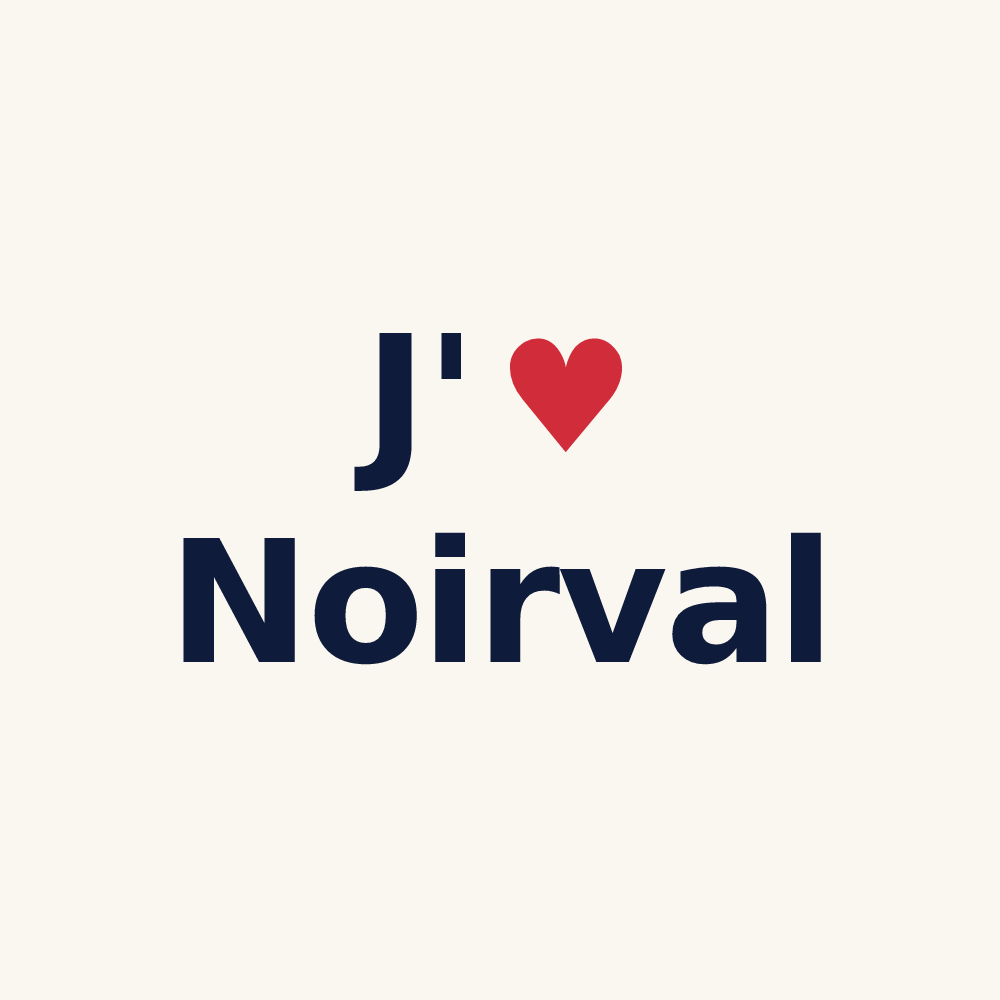 Tasse personnalisée Noirval — design J'aime Noirval