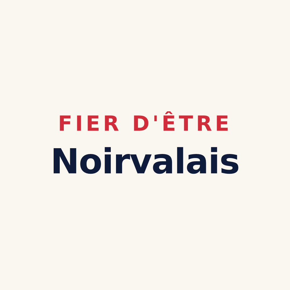 Tasse « Fier d'être Noirvalais » — design pour Noirval