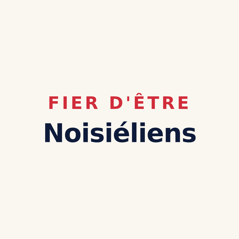 Tasse « Fier d'être Noisiéliens » — design pour Noisiel