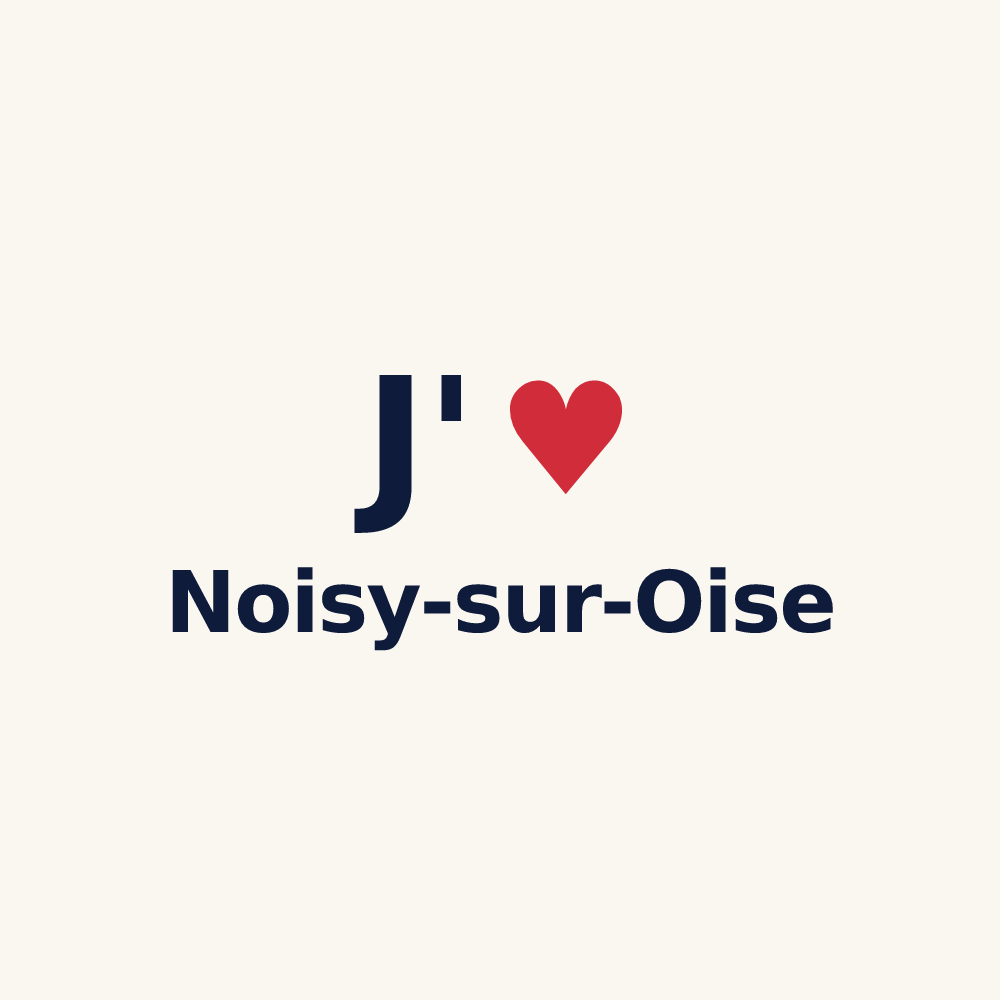 Tasse personnalisée Noisy-sur-Oise — design J'aime Noisy-sur-Oise