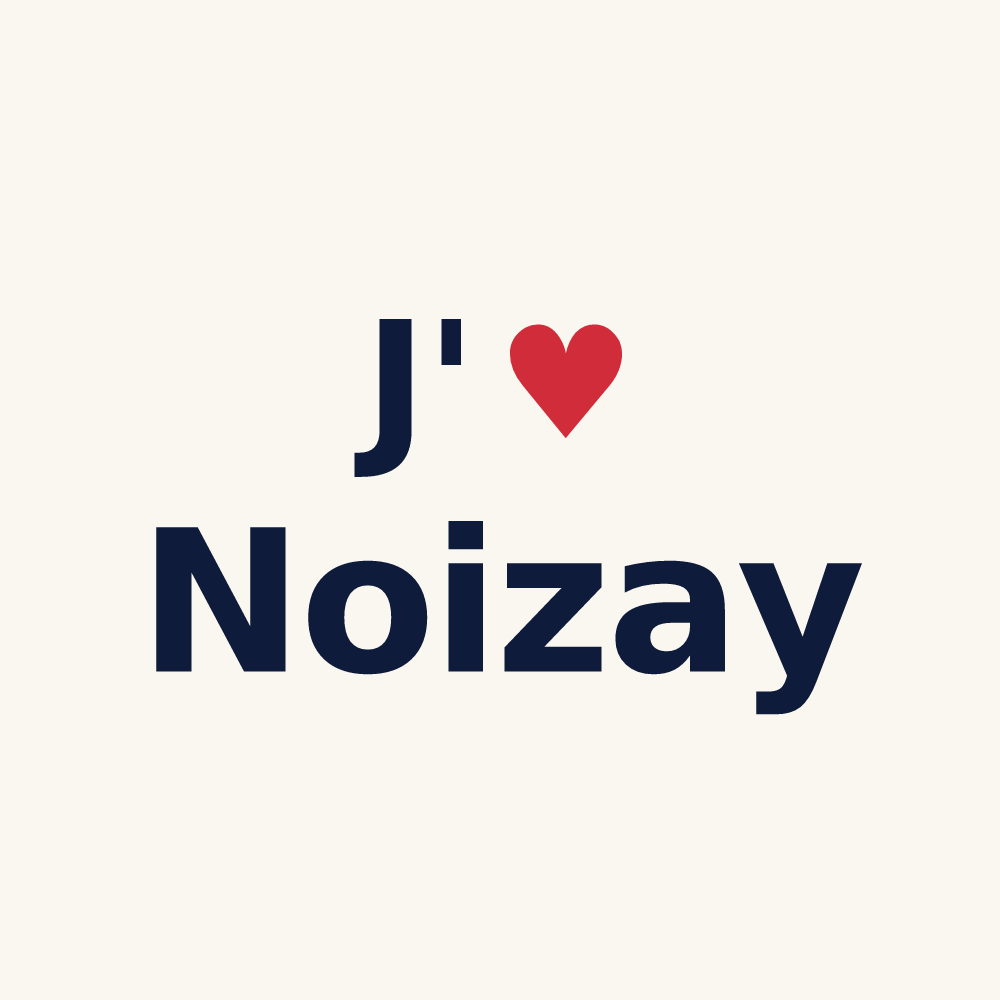 Tasse personnalisée Noizay — design J'aime Noizay