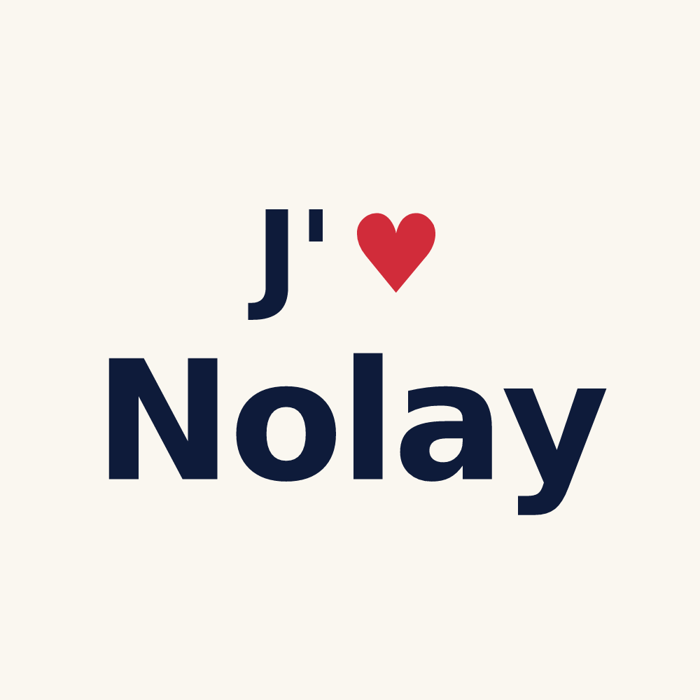 Tasse personnalisée Nolay — design J'aime Nolay