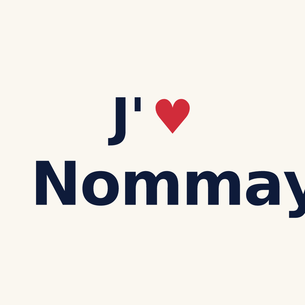 Tasse personnalisée Nommay — design J'aime Nommay
