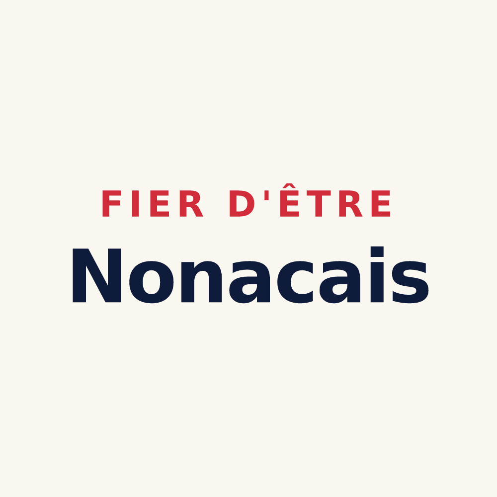 Tasse « Fier d'être Nonacais » — design pour Nonac