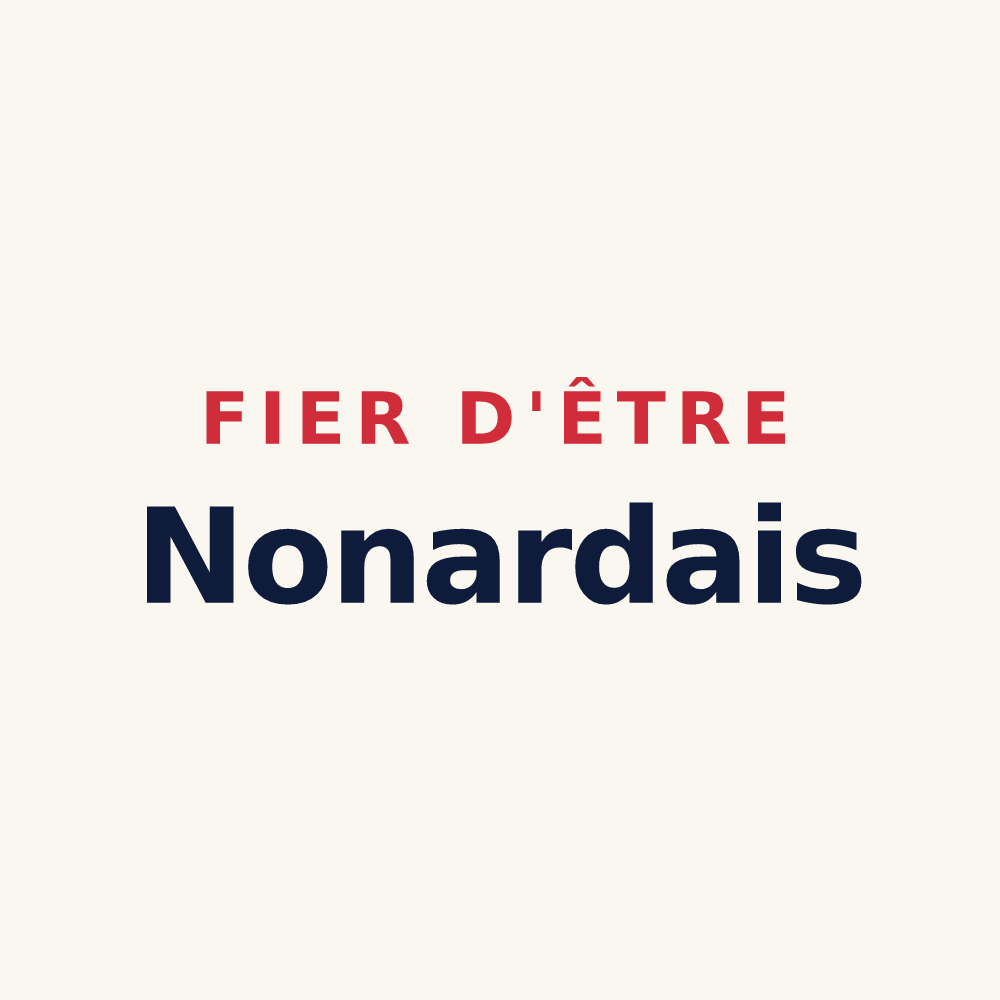 Tasse « Fier d'être Nonardais » — design pour Nonards