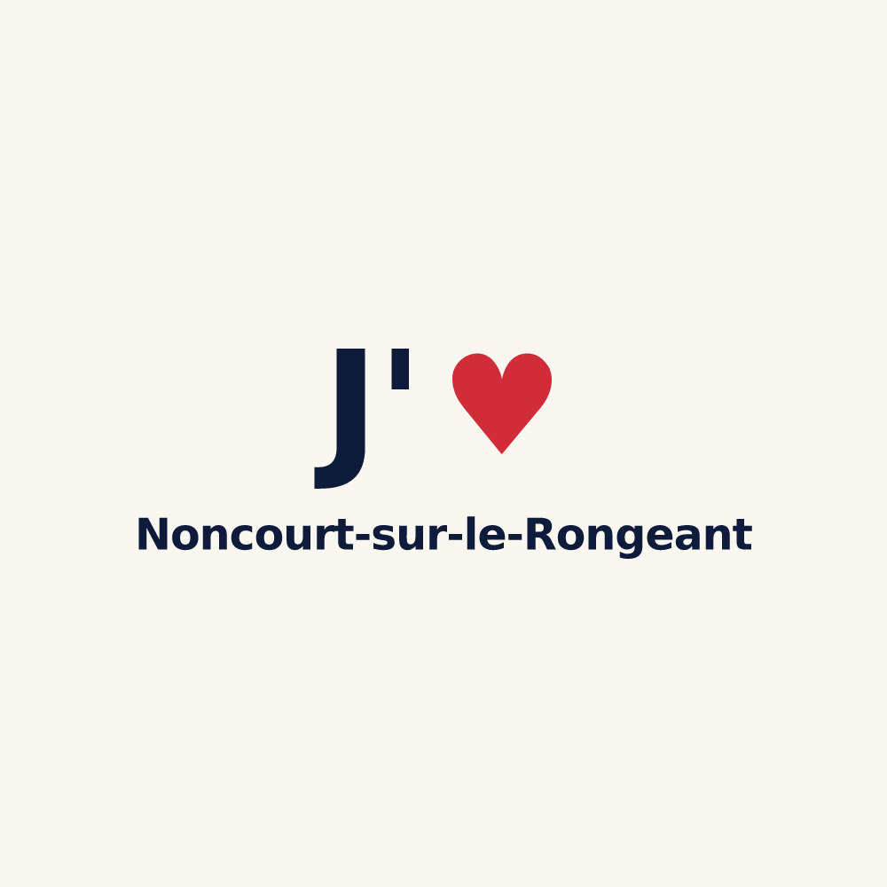 Tasse personnalisée Noncourt-sur-le-Rongeant — design J'aime Noncourt-sur-le-Rongeant