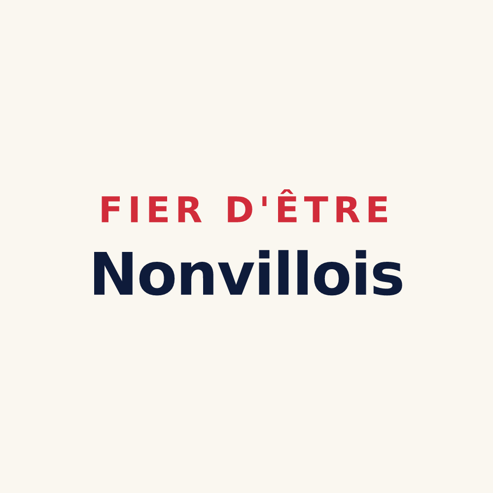 Tasse « Fier d'être Nonvillois » — design pour Nonville