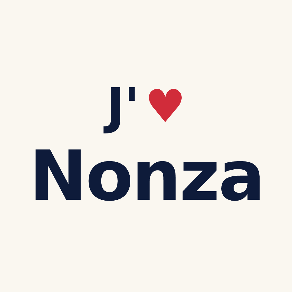 Tasse personnalisée Nonza — design J'aime Nonza