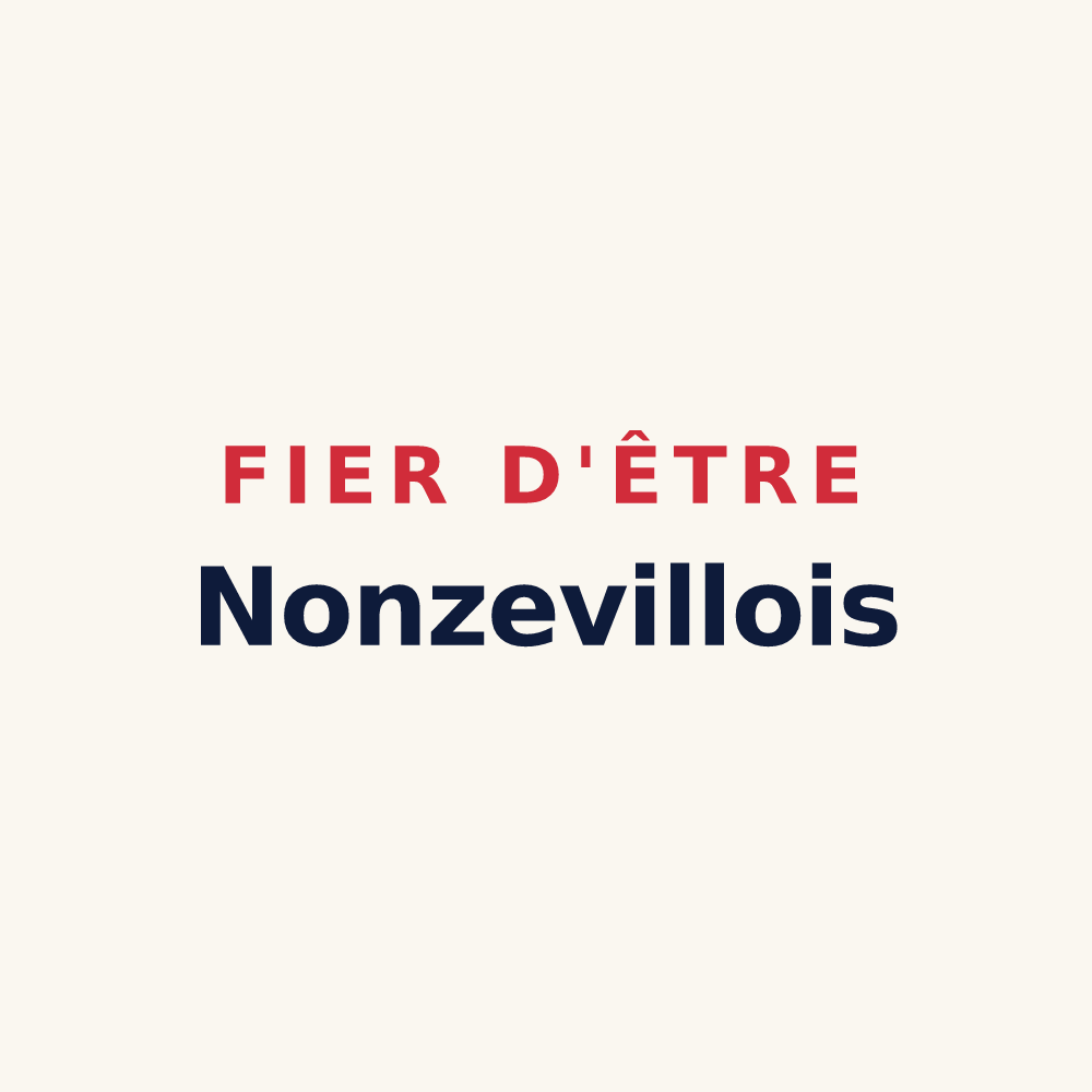 Tasse « Fier d'être Nonzevillois » — design pour Nonzeville