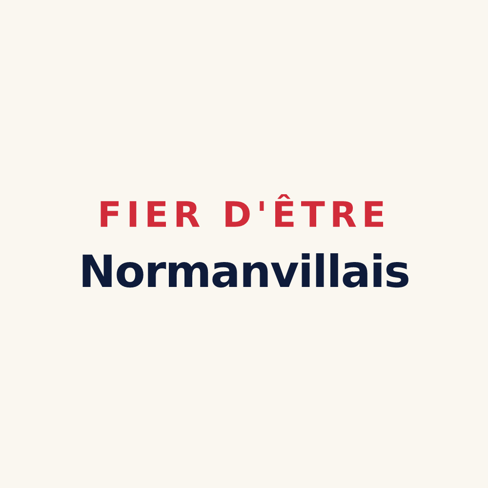 Tasse « Fier d'être Normanvillais » — design pour Normanville