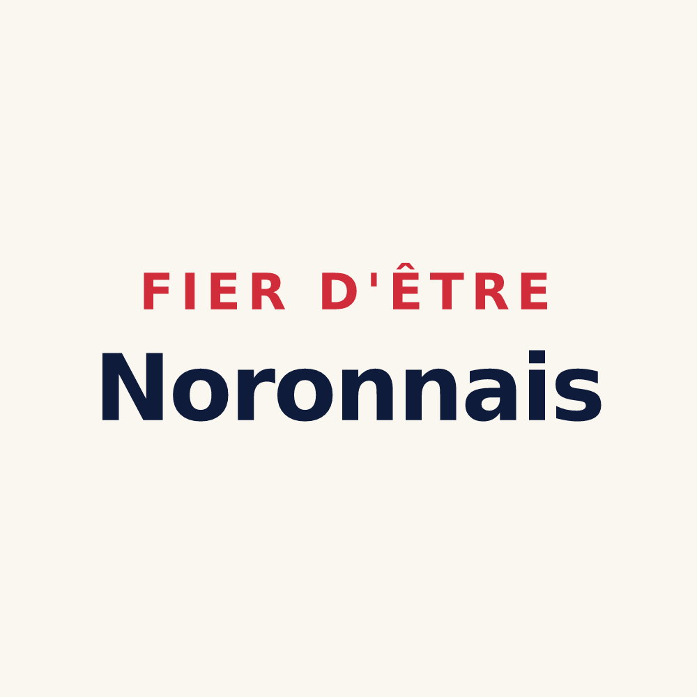 Tasse « Fier d'être Noronnais » — design pour Noron-l'Abbaye