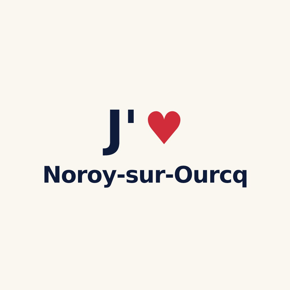 Tasse personnalisée Noroy-sur-Ourcq — design J'aime Noroy-sur-Ourcq