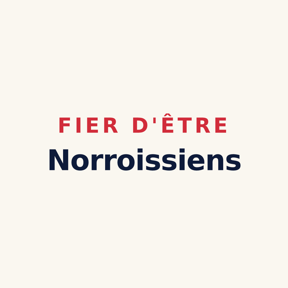 Tasse « Fier d'être Norroissiens » — design pour Norrois