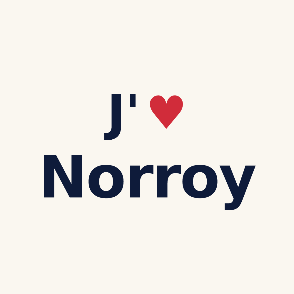 Tasse personnalisée Norroy — design J'aime Norroy