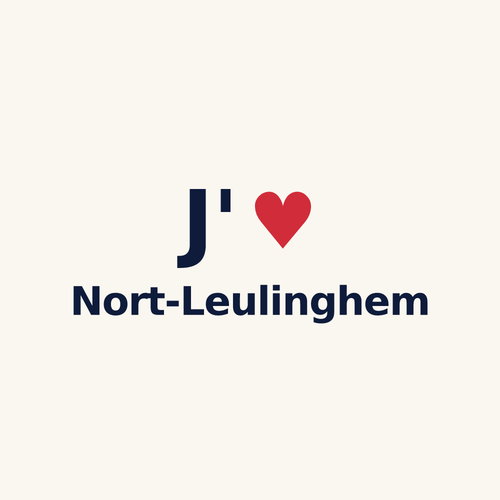 Tasse personnalisée Nort-Leulinghem — design J'aime Nort-Leulinghem